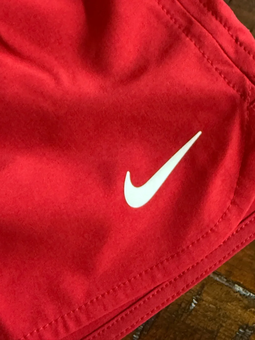Nike Dri-FIT Running Shorts Women’s Small Red NWOT Zip Pocket